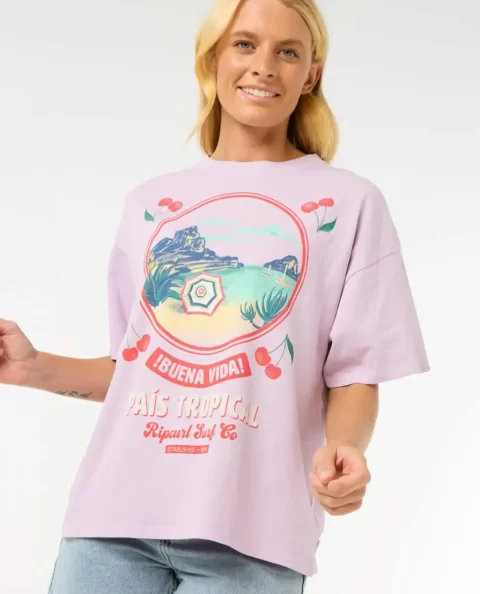 Women Tees & Tanks Rip Curl Cove Heritage Tee