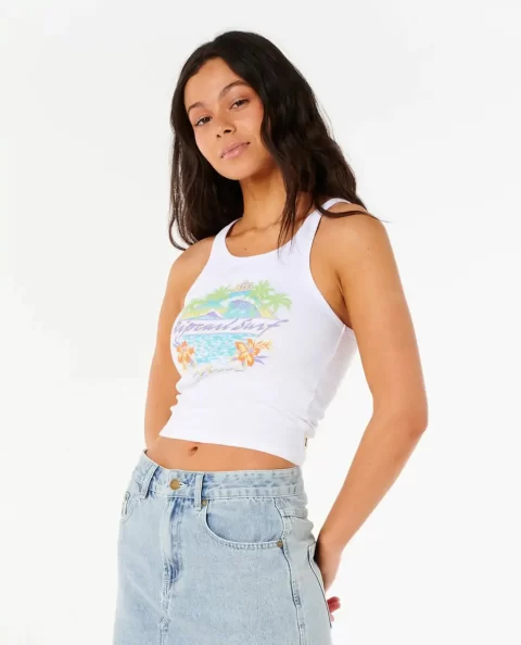 Women Tees & Tanks Rip Curl Es Vedra Rib Tank - Image 3