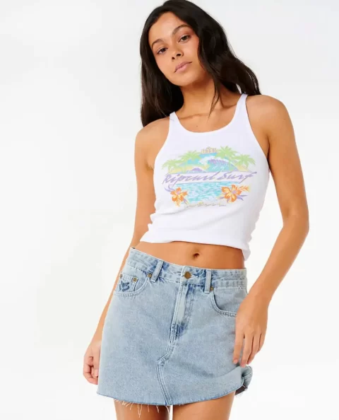 Women Tees & Tanks Rip Curl Es Vedra Rib Tank