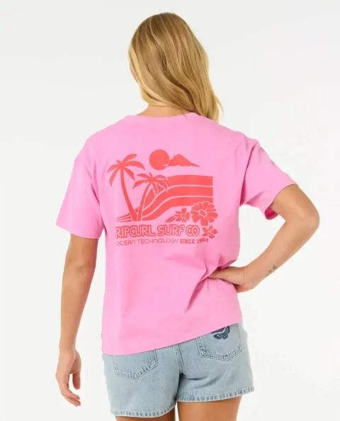 Women Tees & Tanks Rip Curl Ocean Tech Relaxed Tee - Image 3