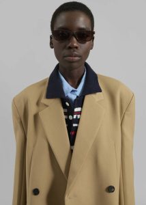 Women The Frankie Shop Beige Hisar Boxy Blazer - Camel Outerwear - Image 2