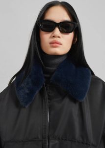 Women The Frankie Shop Black Blenham Bomber Jacket - Black Outerwear - Image 4