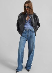 Women The Frankie Shop Black Wismar Faux Leather Jacket - Black Outerwear - Image 5