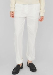 Women The Frankie Shop Bottoms White The Garment Avelino Straight Pants - Cream - Image 2