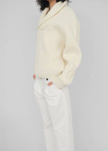 Women The Frankie Shop Bottoms White The Garment Avelino Straight Pants - Cream - Image 5