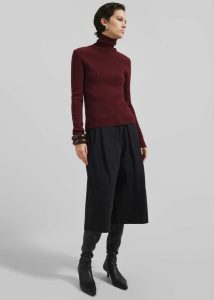 Women The Frankie Shop Cedar Bermuda Shorts - Black Black Bottoms - Image 2