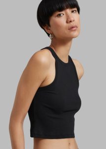 Women The Frankie Shop Maisy Tank Top - Black Black Tops