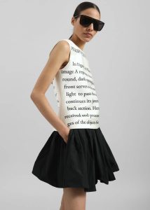 Women The Frankie Shop Tops White Jw Anderson Bias Cut Sleeveless Top - Ivory - Image 3