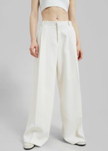 Women The Frankie Shop White Indio Pants - Off White Bottoms - Image 2