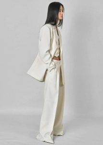 Women The Frankie Shop White Indio Pants - Off White Bottoms