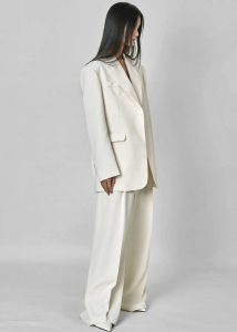 Women The Frankie Shop White Indio Pants - Off White Bottoms - Image 5