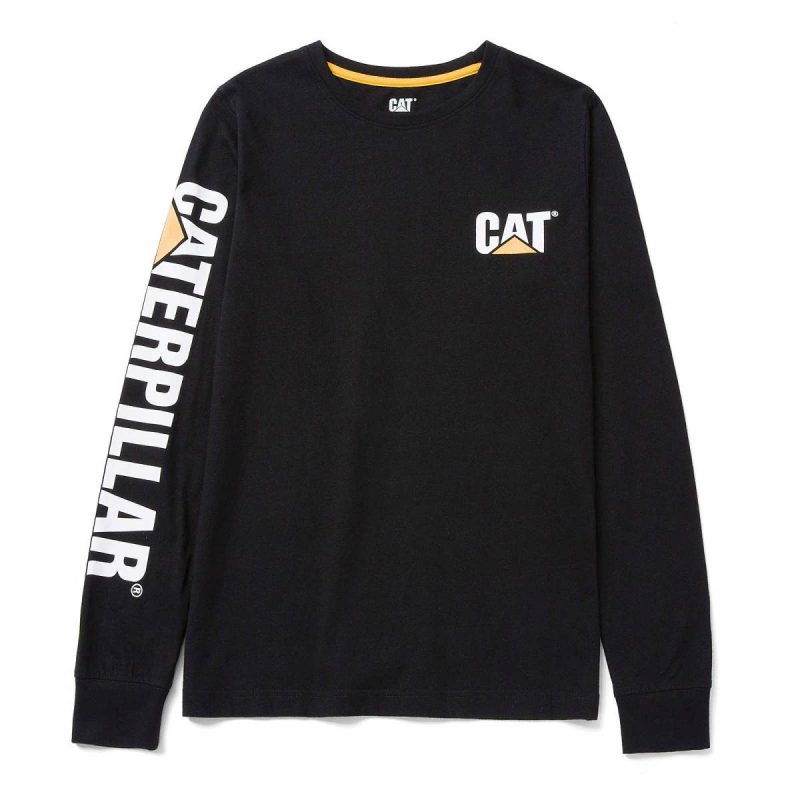 Women Tops & Outerwear Women - Trademark Banner Long Sleeve Tee - Long Sleeves Cat Black - Image 3