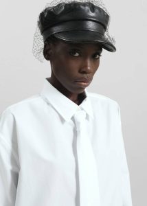 Women Tops White The Frankie Shop Perna Tie Neck Shirt - White - Image 5