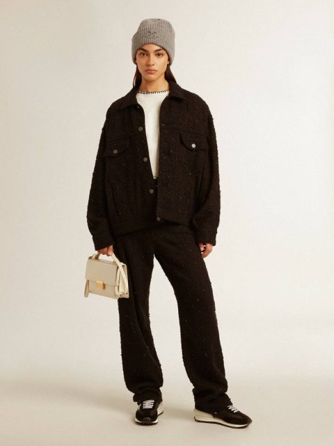 Women Venezia Bag In Butter-Colored Boarded Leather With Gold Details Crossbody Bags Golden Goose Butter - Image 3