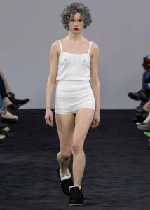 Women White Jw Anderson Pointelle Straight Neck Vest - White Tops The Frankie Shop - Image 4