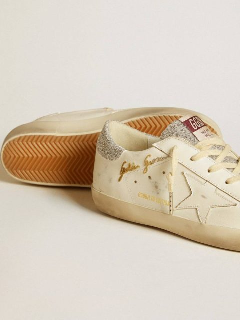 Women White Super-Star Women’s Super-Star Ltd In White Leather With Swarovski Micro-Crystal Inserts Golden Goose - Image 3