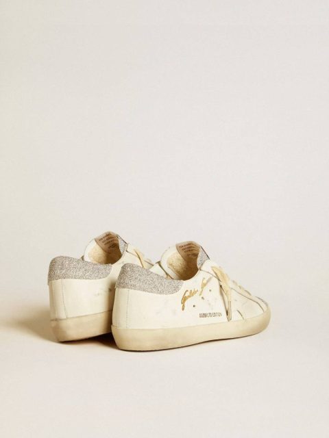 Women White Super-Star Women’s Super-Star Ltd In White Leather With Swarovski Micro-Crystal Inserts Golden Goose - Image 4