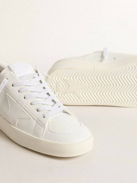 Women Women’s Bio-Based Stardan With White Star And Heel Tab Stardan Golden Goose - Image 4