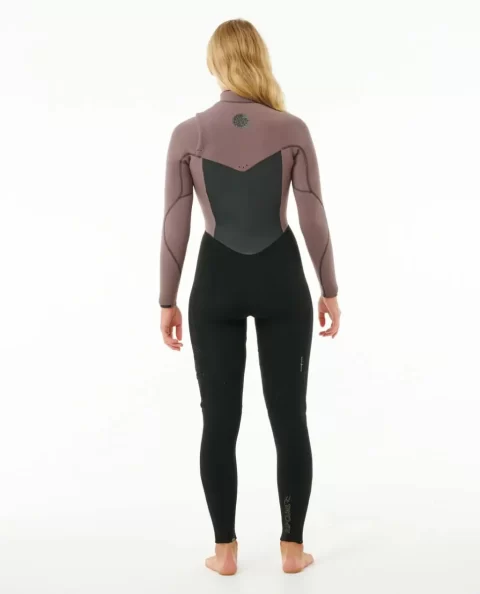 Women Womens Flashbomb 3/2 Chest Zip Wetsuit Rip Curl Fullsuits - Image 3