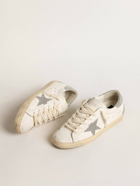 Women Women’s Super-Star With Silver Swarovski Crystal Star And Heel Tab White Golden Goose Super-Star - Image 2