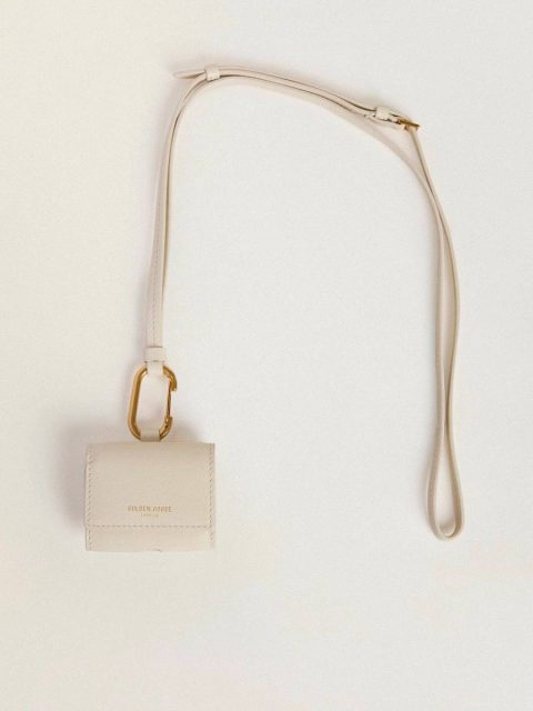 Women Worn White Bag Accessories Golden Goose Worn White Airpod Case - Image 4