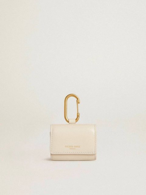 Women Worn White Bag Accessories Golden Goose Worn White Airpod Case