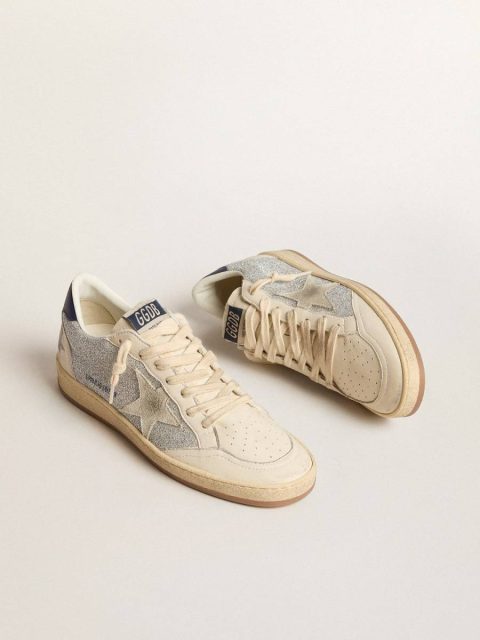 Women's Ball Star Ltd In Swarovski Crystals And Leather With White Suede Star Golden Goose Women Ball Star - Image 2