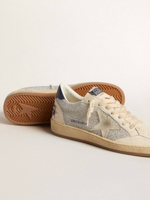 Women's Ball Star Ltd In Swarovski Crystals And Leather With White Suede Star Golden Goose Women Ball Star - Image 3
