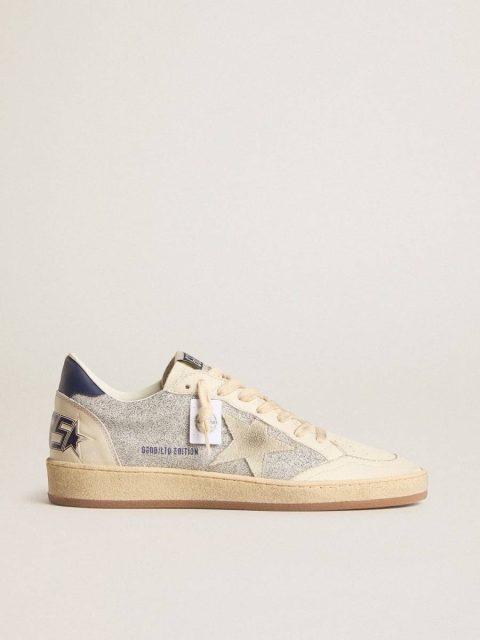 Women's Ball Star Ltd In Swarovski Crystals And Leather With White Suede Star Golden Goose Women Ball Star