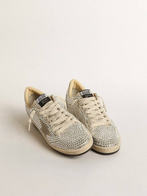 Women’s Ball Star Ltd With Swarovski Crystals And Gray Suede Star Golden Goose Women Ball Star - Image 2