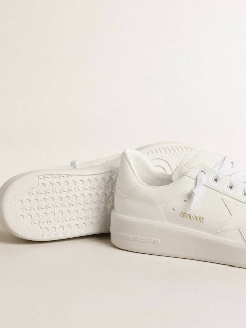 Women’s Bio-Based Purestar With White Star And Heel Tab Purestar Women Golden Goose - Image 4
