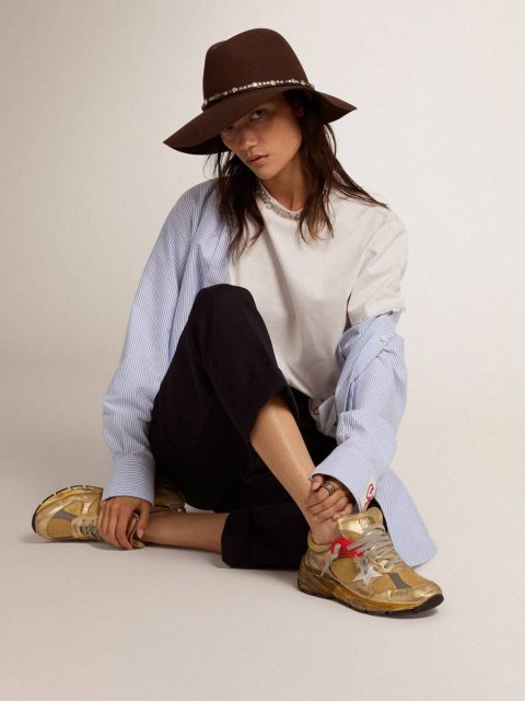 Women's Dad-Star Gold With White Star Women Dad-Star Golden Goose - Image 3