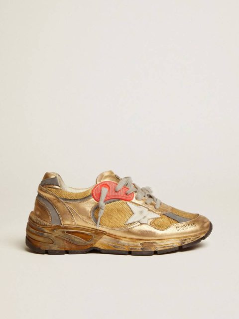 Women's Dad-Star Gold With White Star Women Dad-Star Golden Goose