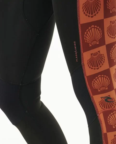 Womens Dawn Patrol 4/3 Back Zip Wetsuit Women Rip Curl Fullsuits - Image 5