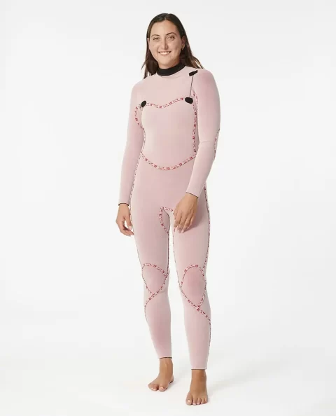 Womens Flashbomb 3/2 Chest Zip Wetsuit Rip Curl Fullsuits Women - Image 4