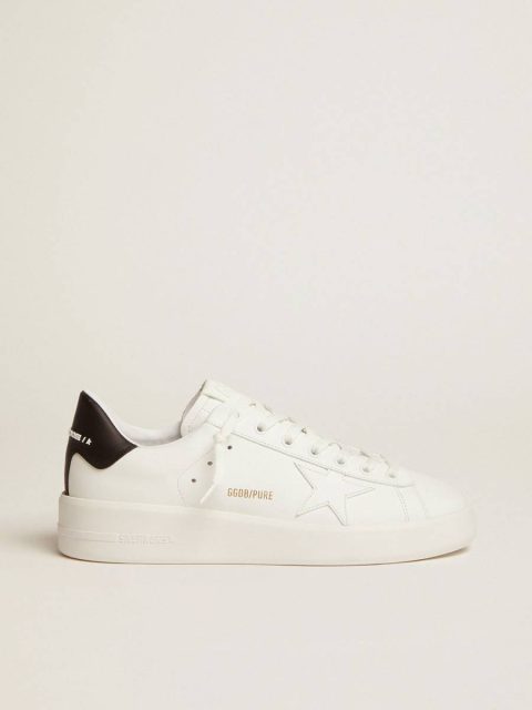Women's Purestar With Black Heel Tab Golden Goose Women Purestar