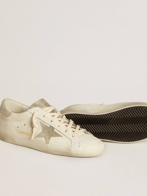 Women’s Super-Star In Nappa Leather With Swarovski Crystal Star And Heel Tab Super-Star Golden Goose Women - Image 4