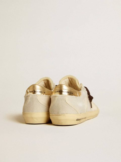 Women's Super-Star Ltd In Canvas With Tpu Star And Leather Heel Tab Golden Goose Women Super-Star - Image 5