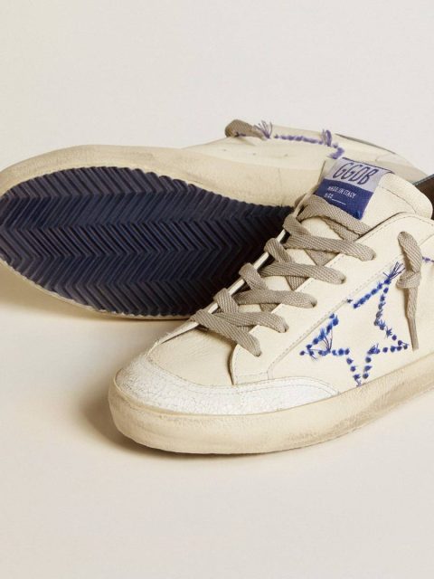 Women’s Super-Star Ltd In Nappa With Embroidered Star And Leather Heel Tab Golden Goose Super-Star Women - Image 3