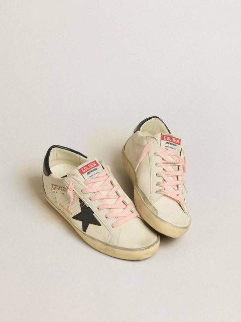 Women's Super-Star Ltd With Blue Leather Star And Decorative Studs Super-Star Women Golden Goose - Image 2