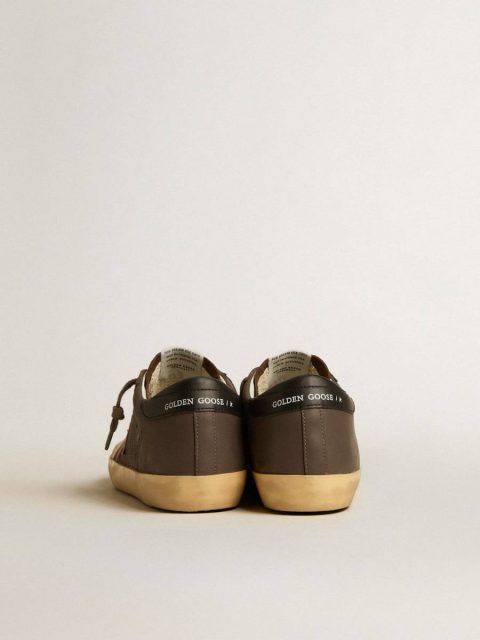 Women's Super-Star Penstar Ltd In Brown Leather With Pink Suede Star Golden Goose Brown Women Super-Star - Image 4