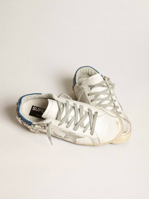 Women's Super-Star With Swarovski Stone Decoration Super-Star White Women Golden Goose - Image 2